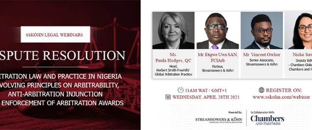 HSF’S PAULA HODGES QC TO JOIN PANEL IN "ARBITRATION LAW AND PRACTICE IN NIGERIA" WEBINAR